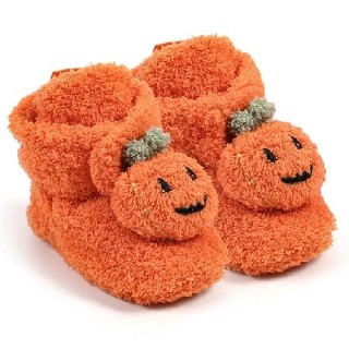 Walmart Baby Fuzzy Bootie Slippers Halloween Cozy Sock