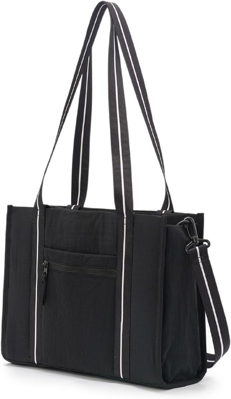 ACUARIO Tote Bag for Women, Work Tote Handbag with Pockets, Shoulder Bag for Office Business Travel