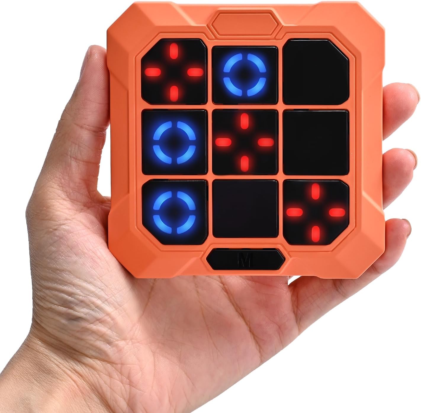 6 in 1 Tic-Tac-Toe Handheld Game for Kids, 1-2 Players Electronic Board