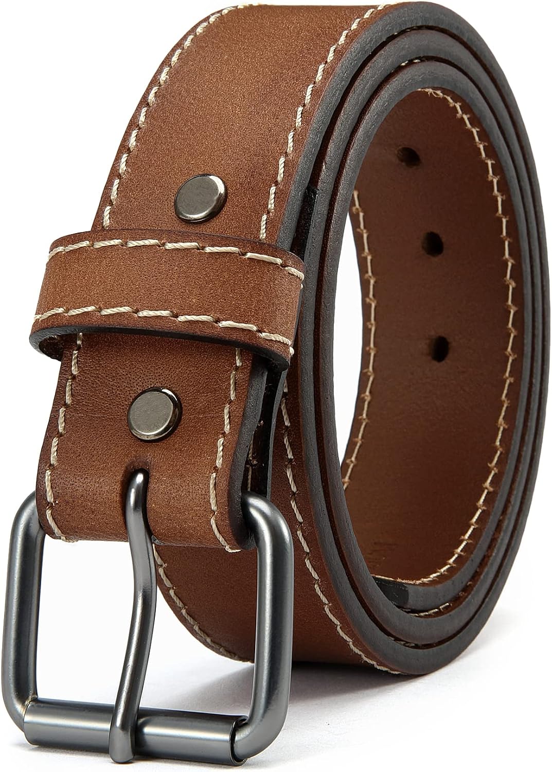 1.5" Leather Tactical Belt Men for Work & Casual