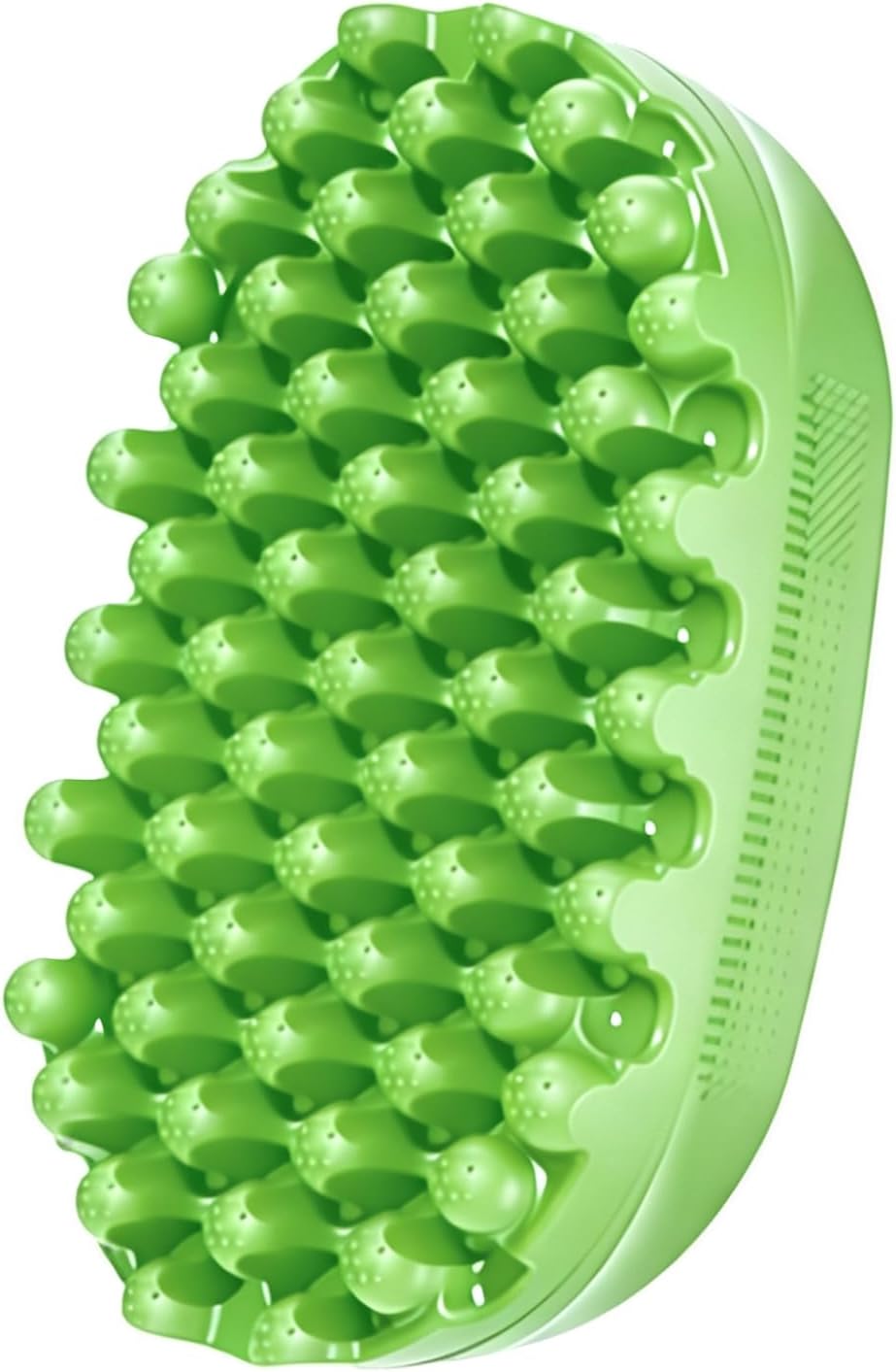 Rubber Curling Hair Brush,Premium Twist Tool for Afro Hair,Ideal for Curly, Coiled, 4C Hair,Quick & Easy Styling,Green