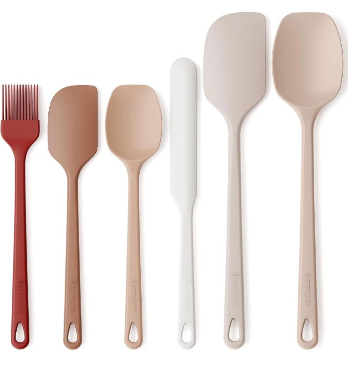 6 piece silicone spatula set