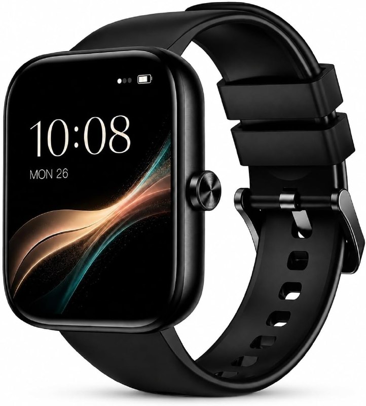MFVLP Smart Watch for Men Women, 1.83" HD Touchscreen Fitness Watch with Bluetooth Call&Message Notifications, 110+Sport Modes, 24/7 Heart Rate/Sleep Monitor, IP68 Waterproof Fitness Tracker