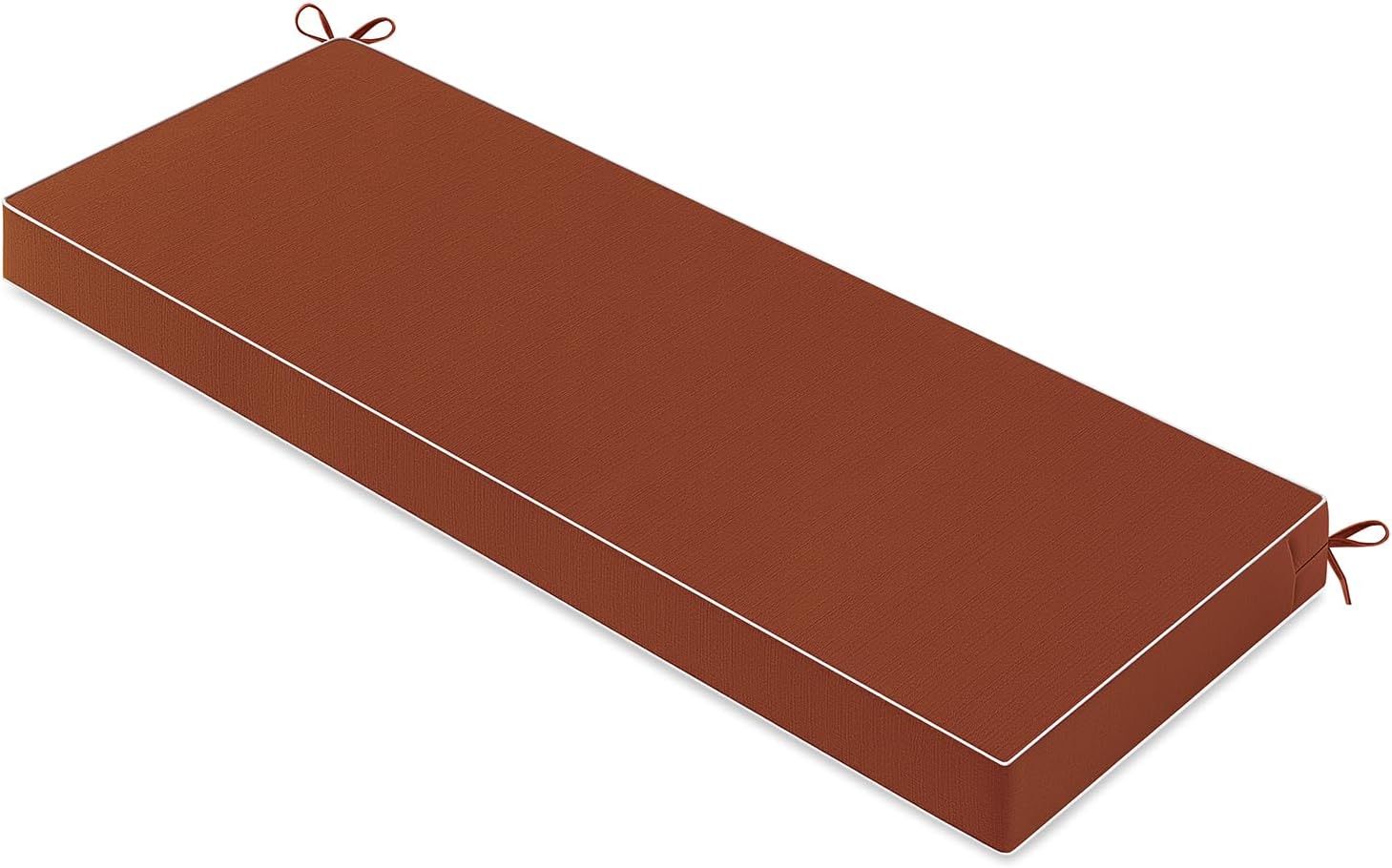 MIULEE Burnt Orange Outdoor Bench Cushions