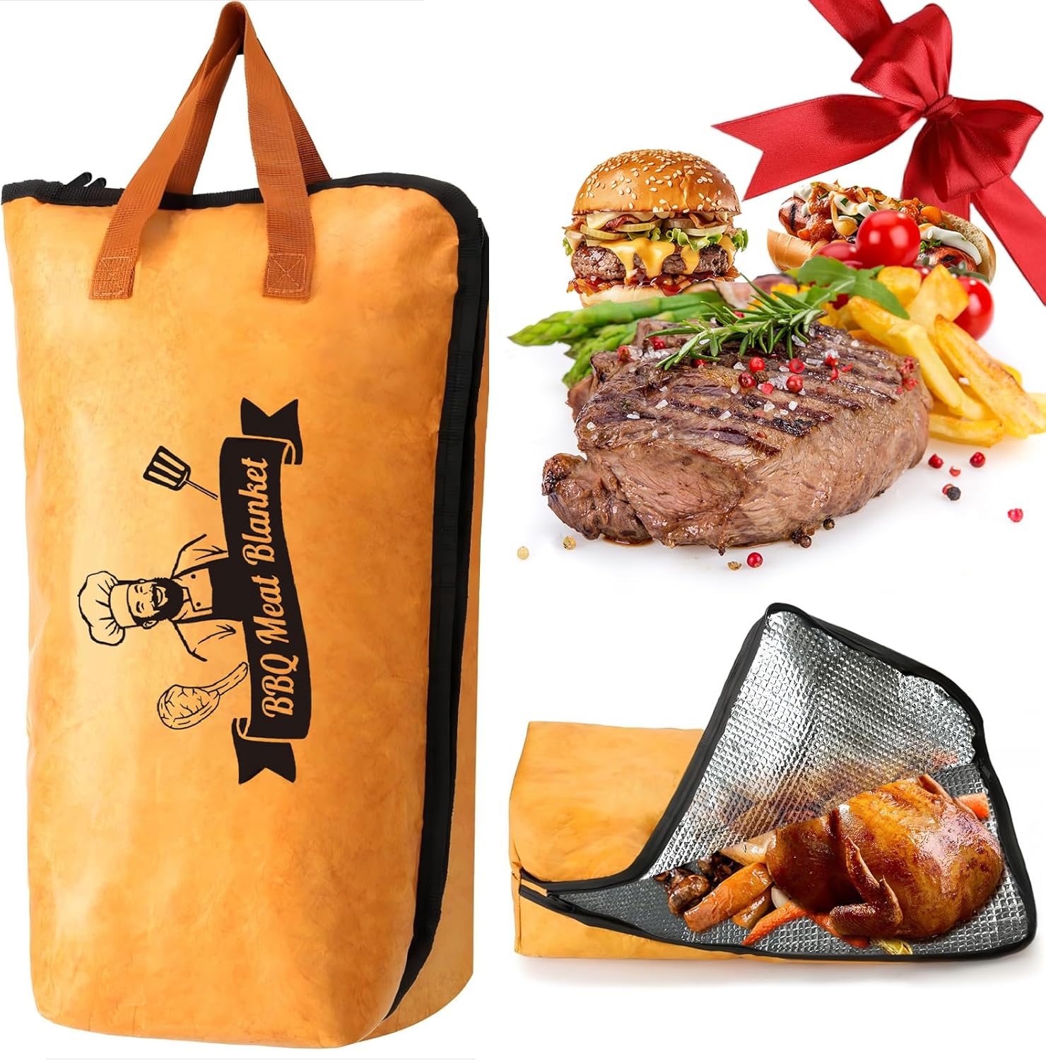 NXKEKENX BBQ Meat Resting Bag for Smoker Grill, Gifts for Men (21 Inch)
