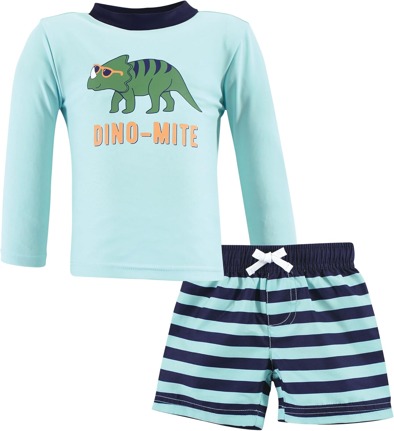 Hudson Baby Baby-Girls Swim Rashguard Set